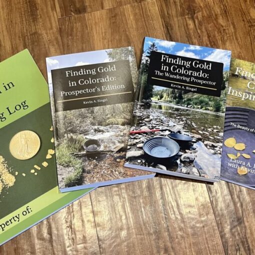 All four Finding Gold in Colorado books